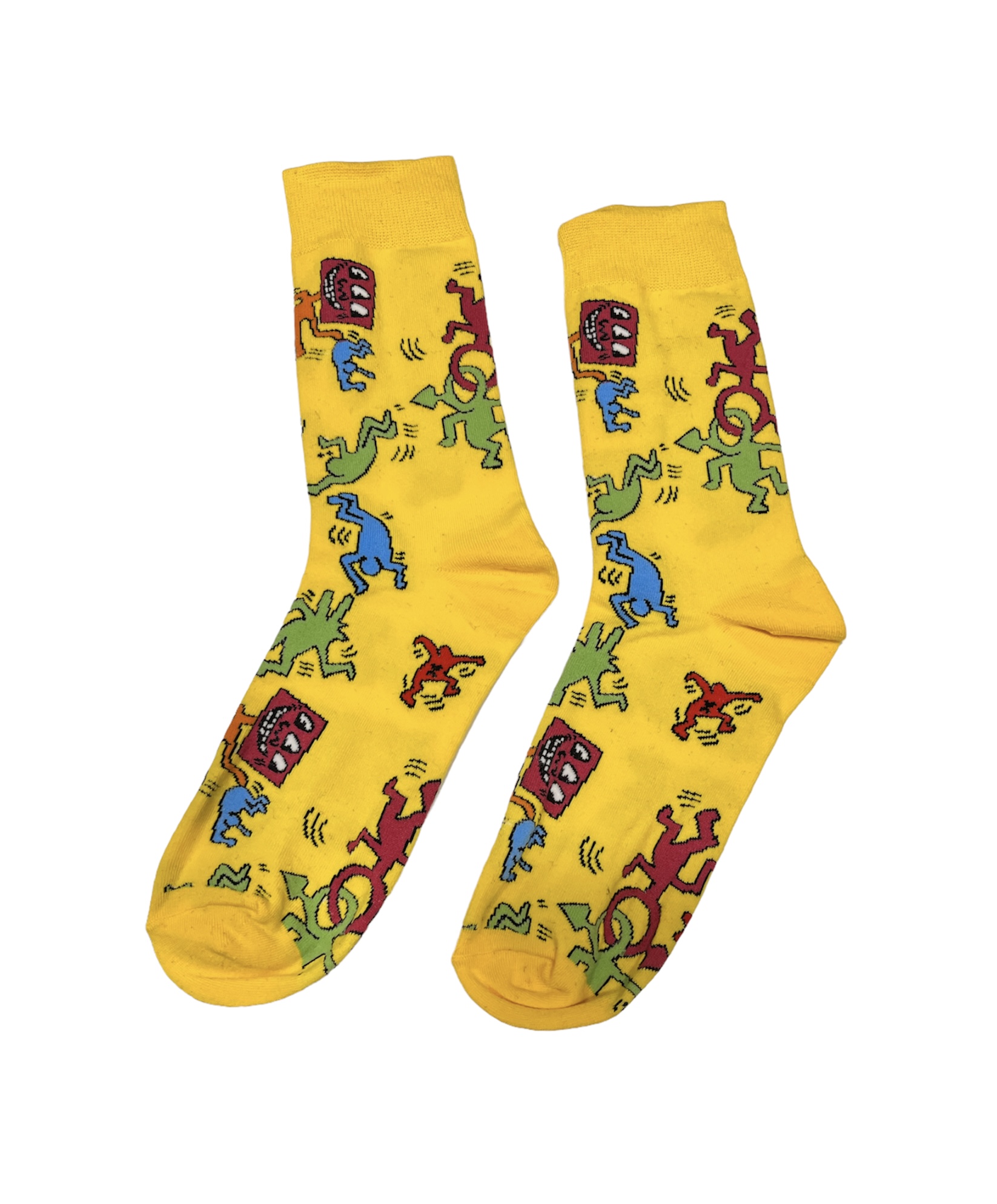 Calcetines Keith Haring – amarillo – Artequin